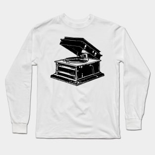 Old Record Player Long Sleeve T-Shirt